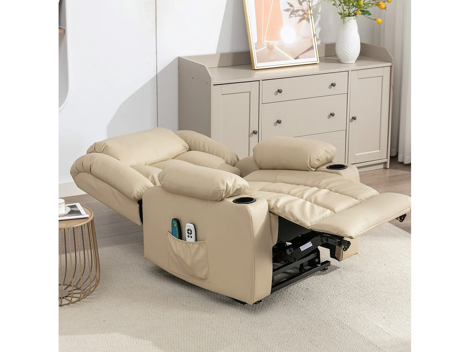 Sheridan Dual Motor Electric Riser Recliner with Massage and Heat