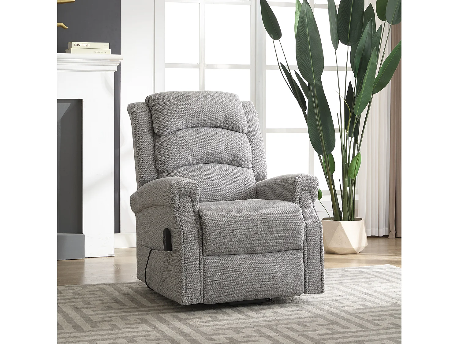 Eltham Dual Motor Electric Lift Assist Recliner with Massage and Heat