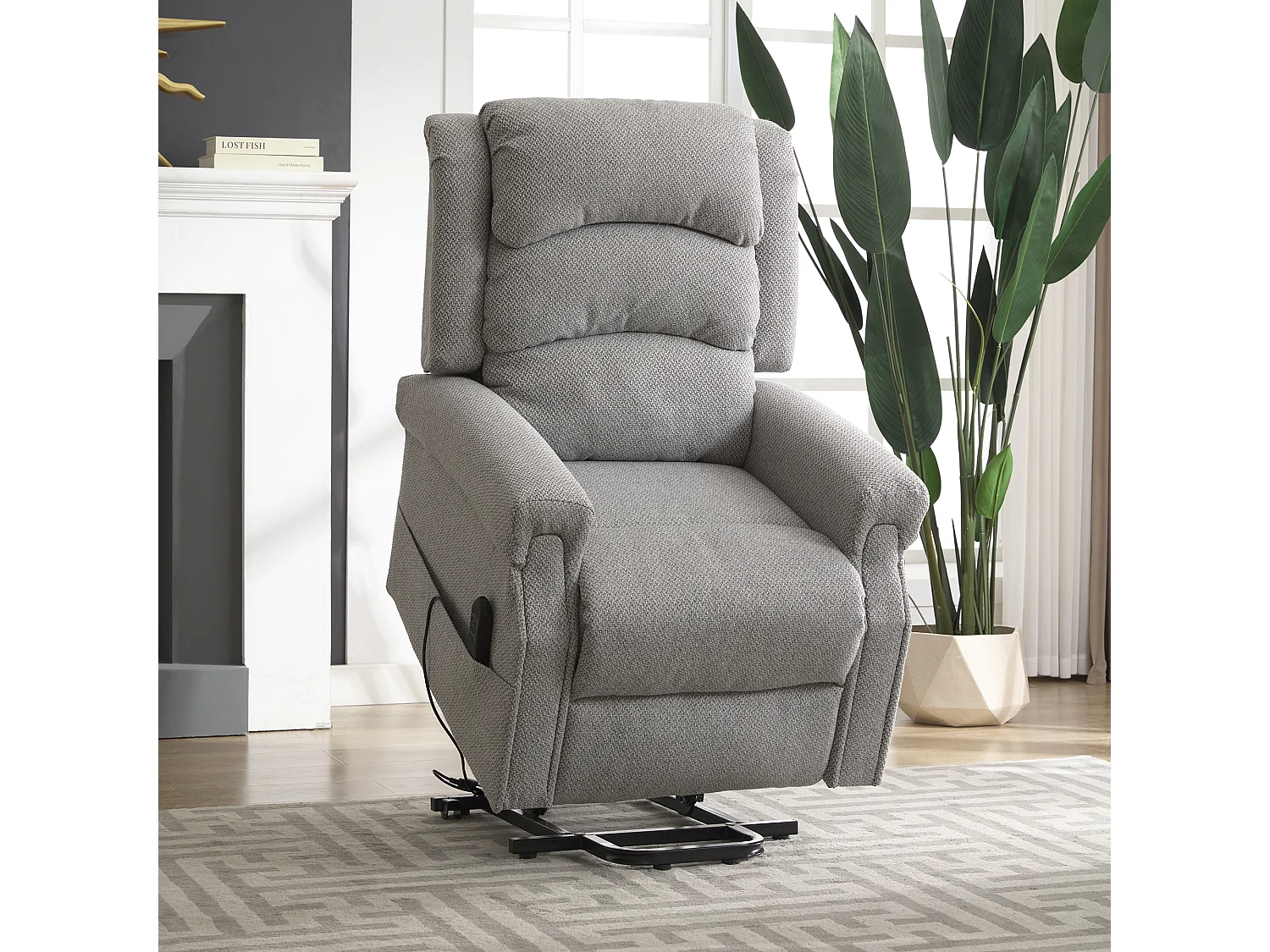 Eltham Dual Motor Electric Lift Assist Recliner with Massage and Heat