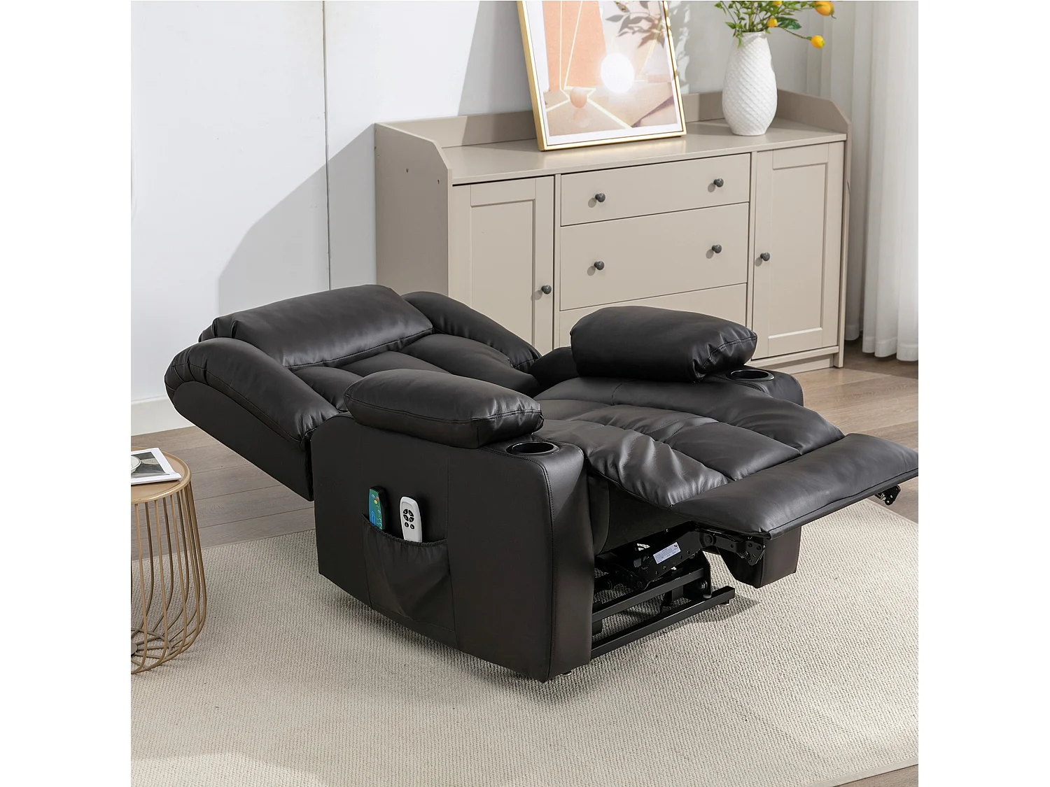 Sheridan Dual Motor Electric Riser Recliner with Massage and Heat