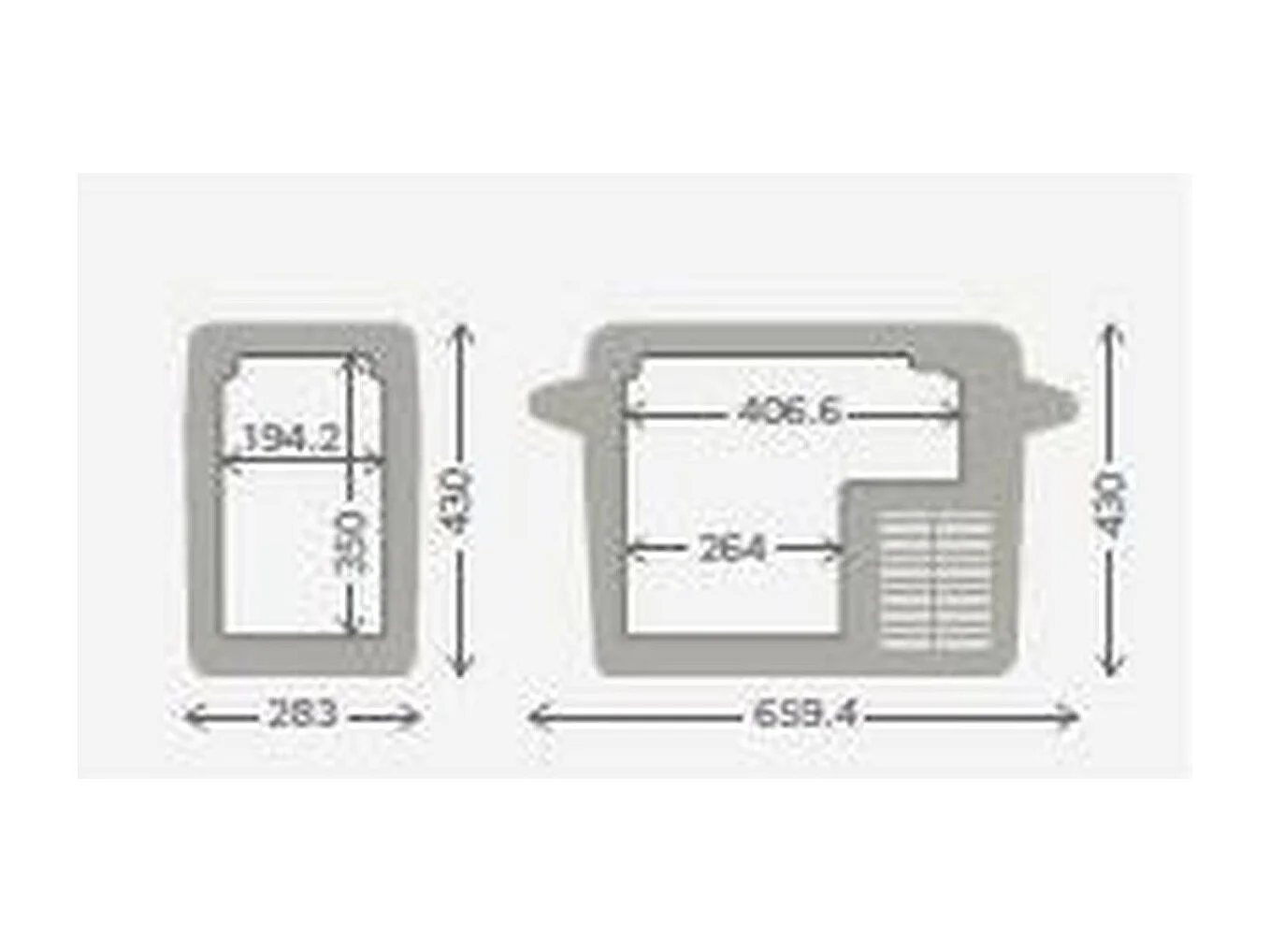 Glaciere électrique portable - DOMETIC - CFF20 - A compression - 21 litres - 12 V -24 V allume cigare - 230 V - Noir
