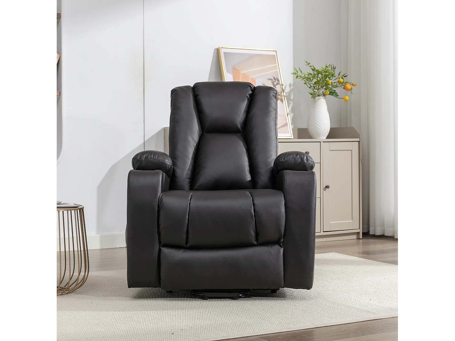 Hartville Electric Lift Assist Riser Recliner with Massage and Heat