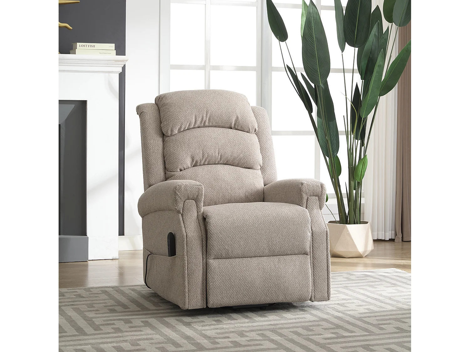 Eltham Dual Motor Electric Lift Assist Recliner with Massage and Heat