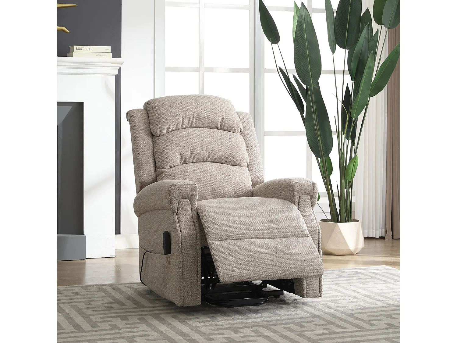 Eltham Dual Motor Electric Lift Assist Recliner with Massage and Heat