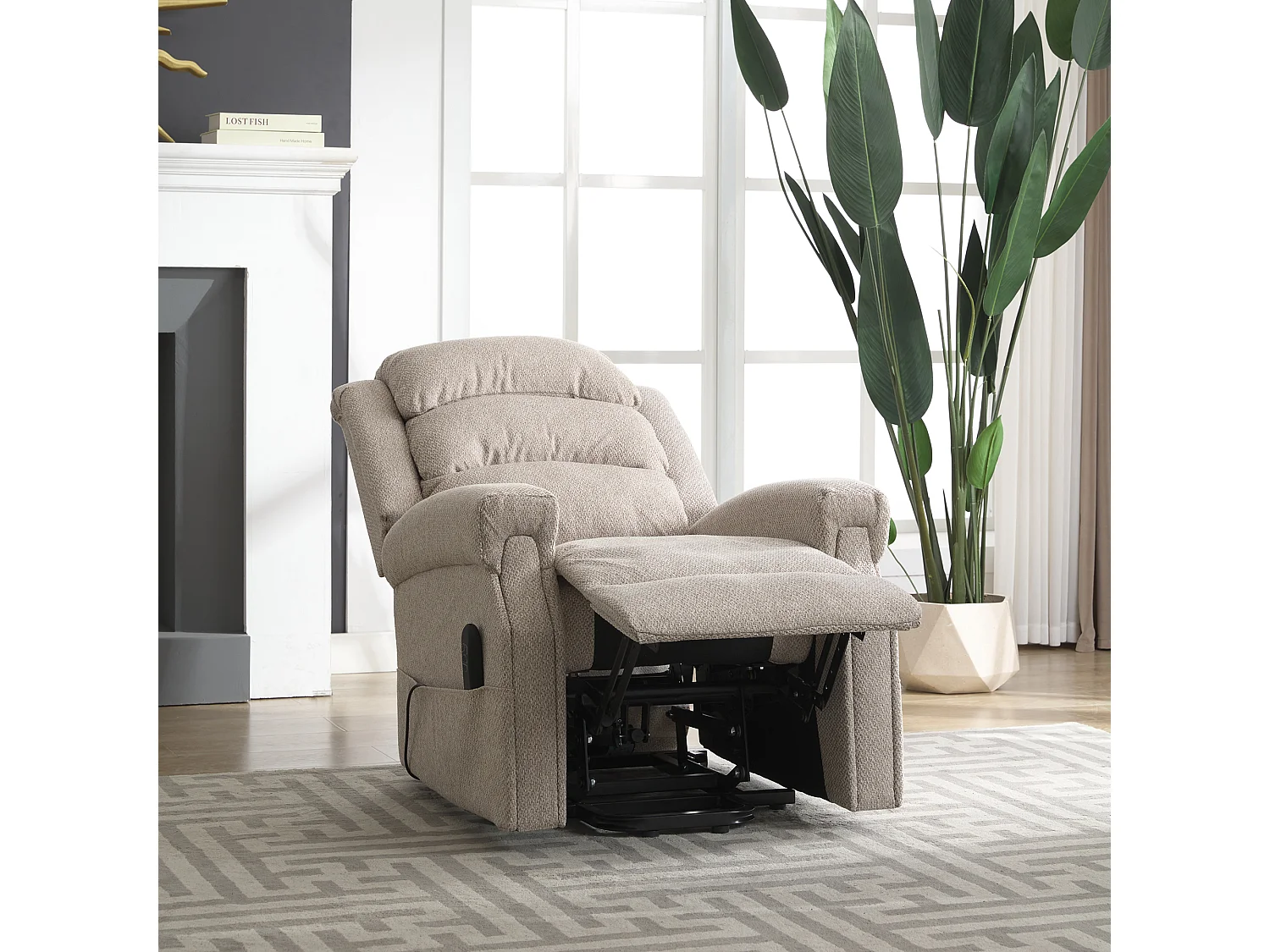 Eltham Dual Motor Electric Lift Assist Recliner with Massage and Heat