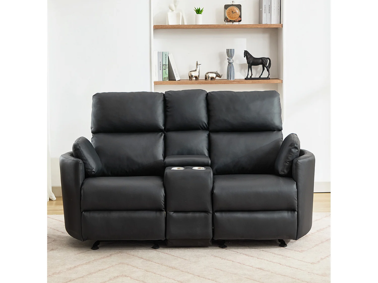 Hudson 2 Seat Rocker Recliner Sofa with Centre Console