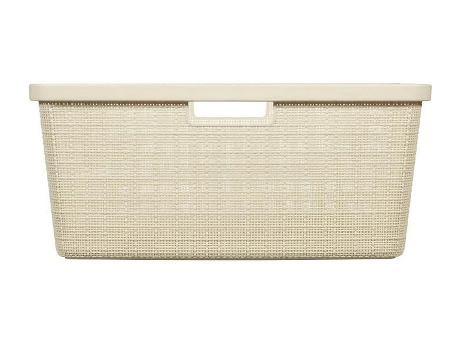 Corbeille à linge Jute - 46 L - Beige