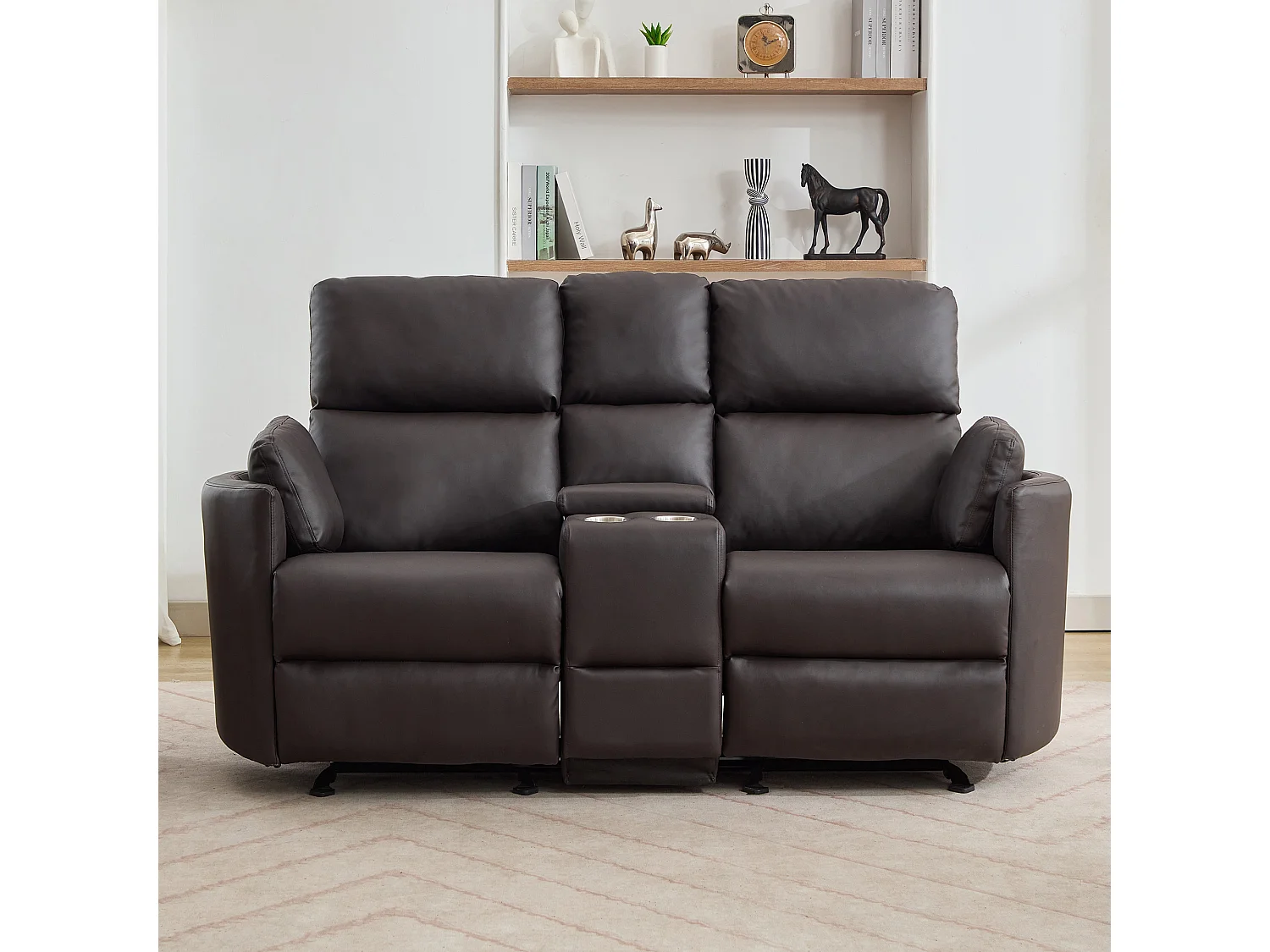 Hudson 2 Seat Rocker Recliner Sofa with Centre Console