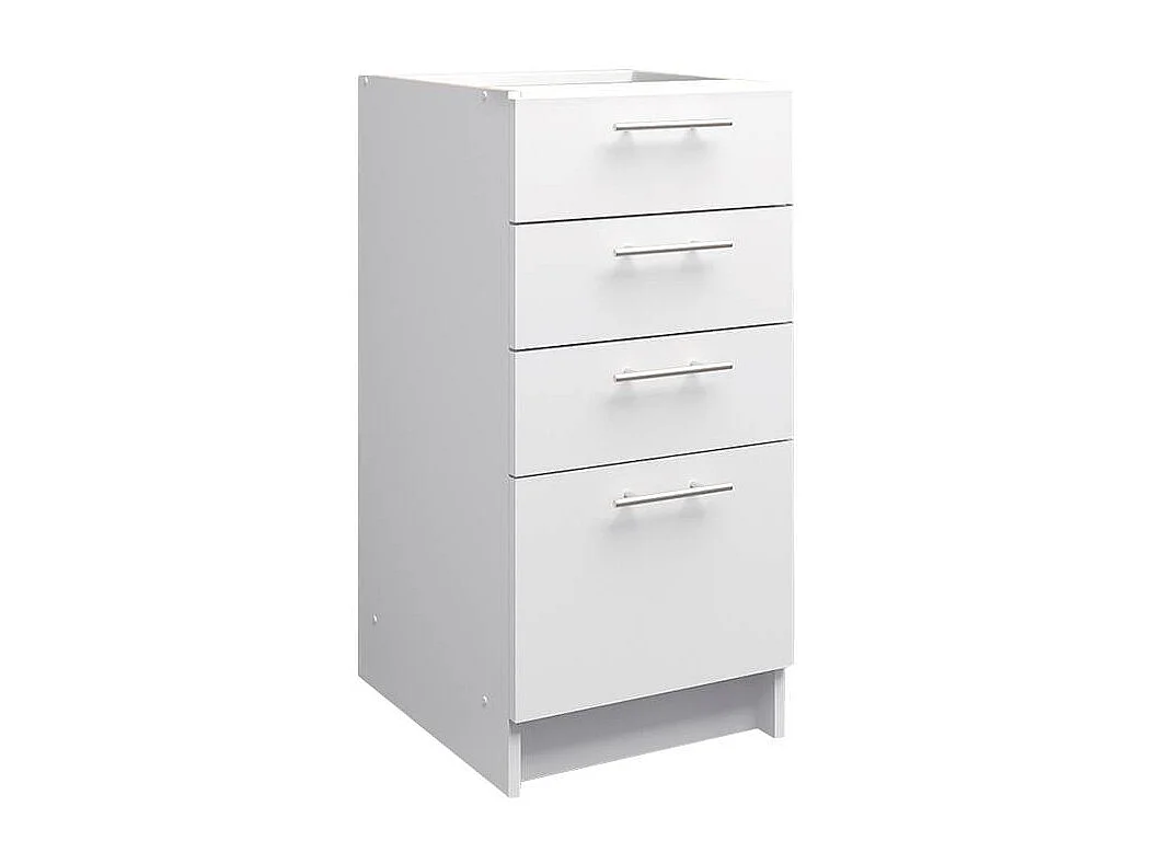 JD Greta Kitchen Base Drawer Unit 400mm Cabinet With Fronts 40cm - White Matt