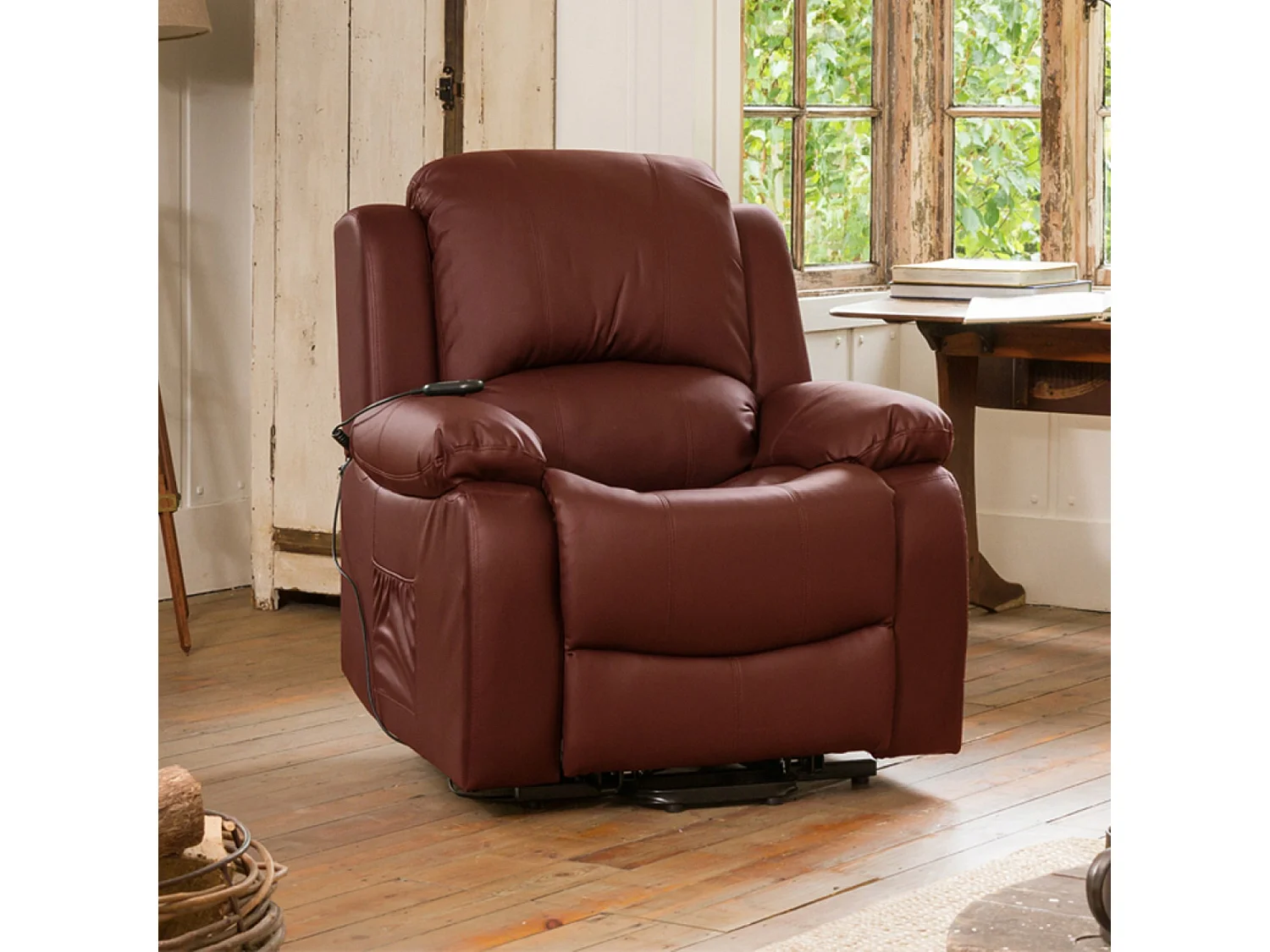 Glendale Electric Riser Recliner with Massage and Heat