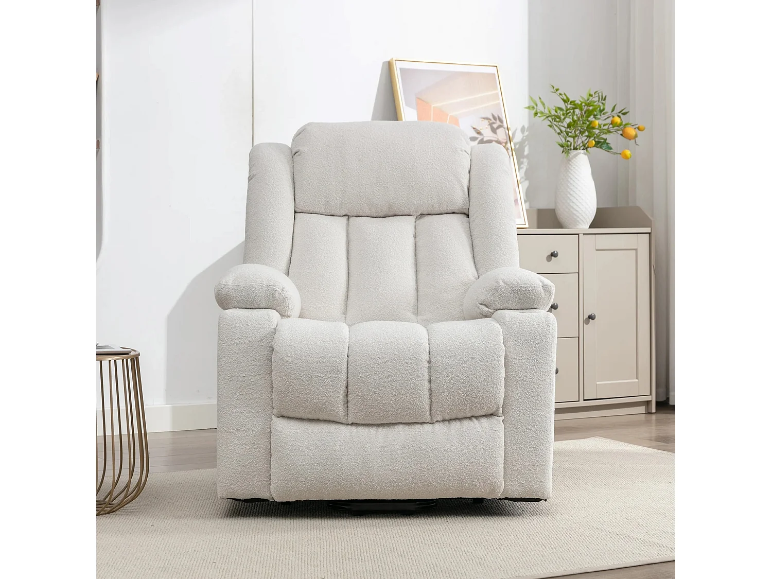 Lovell Electric Lift Assist Riser Recliner with Massage and Heat