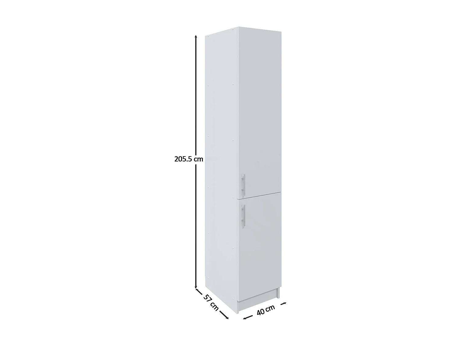 JD Greta Kitchen Base Tall Larder Unit 400mm With Doors 40cm - Navy Blue Matt