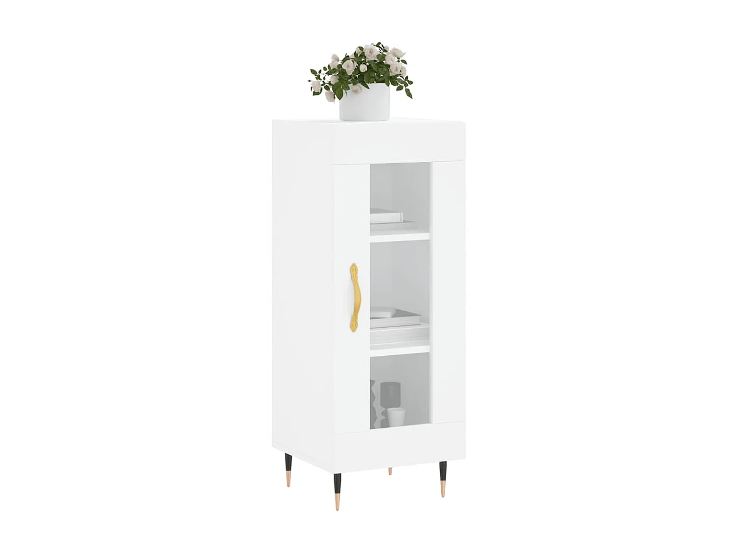 Berkfield Sideboard White 34.5x34x90 cm Engineered Wood