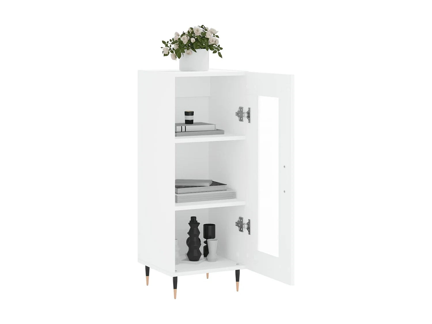 Berkfield Sideboard White 34.5x34x90 cm Engineered Wood