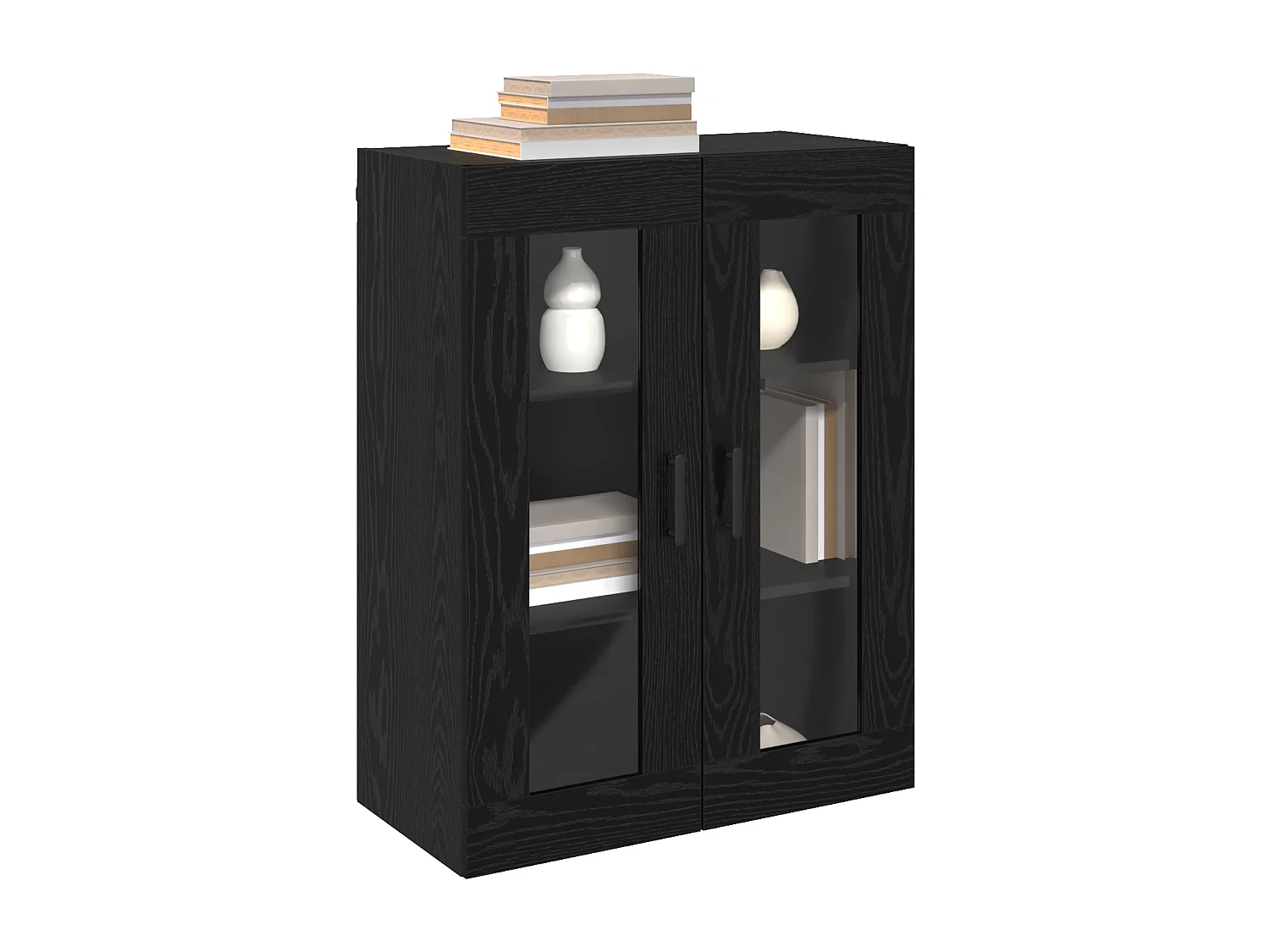 Berkfield Sideboard Black Oak 69.5 x 34 x 90 cm Engineered Wood