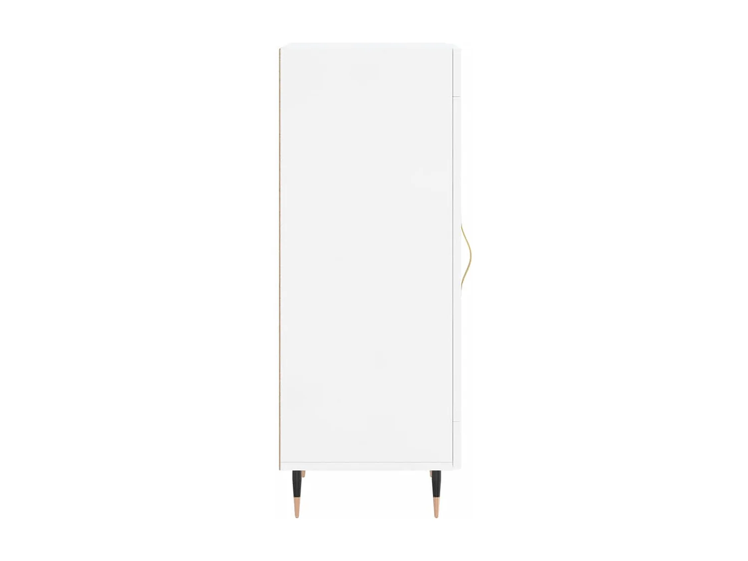 Berkfield Sideboard High Gloss White 34.5x34x90 cm Engineered Wood