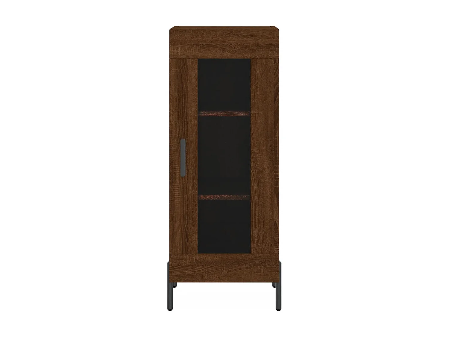 Berkfield Sideboard Brown Oak 34.5x34x90 cm Engineered Wood