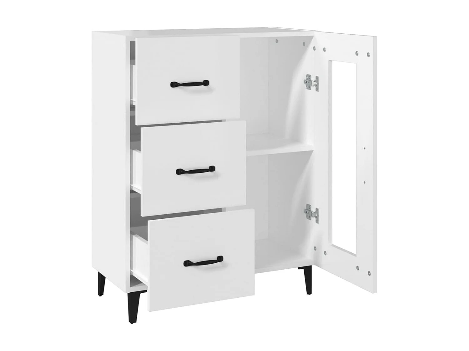 Berkfield Sideboard White 69.5x34x90 cm Engineered Wood