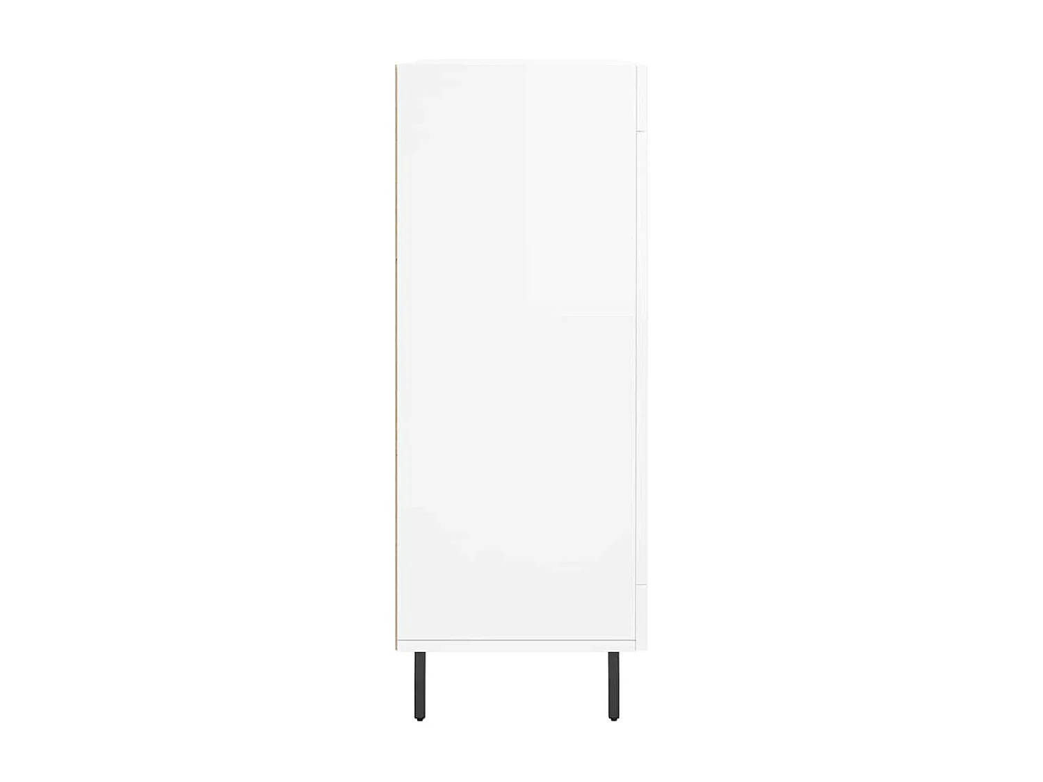 Berkfield Sideboard High Gloss White 69.5x34x90 cm Engineered Wood