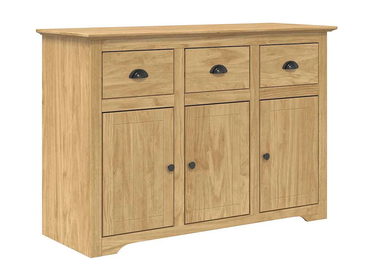 Berkfield Sideboard BODO Honey Brown 115.5 x 44 x 80 cm Engineered Wood