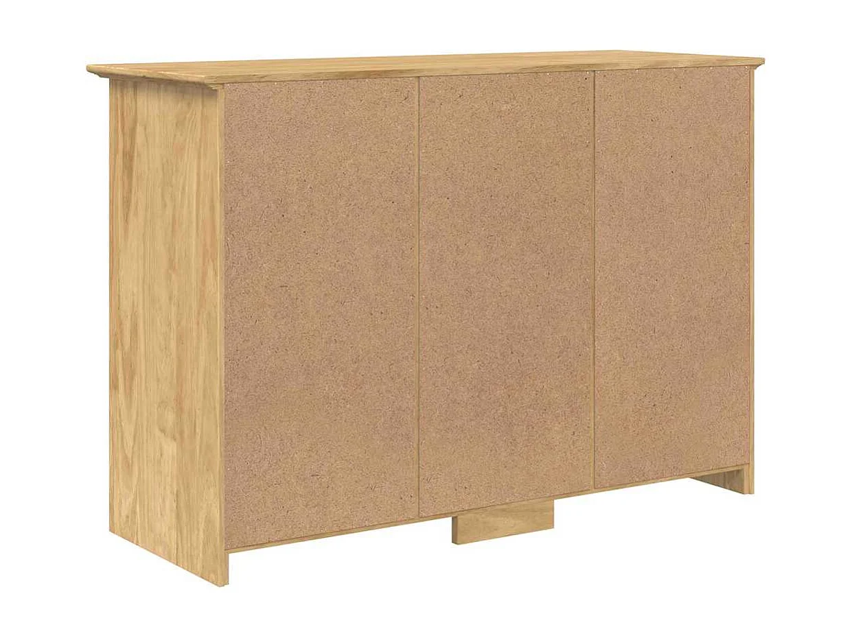 Berkfield Sideboard BODO Honey Brown 115.5 x 44 x 80 cm Engineered Wood