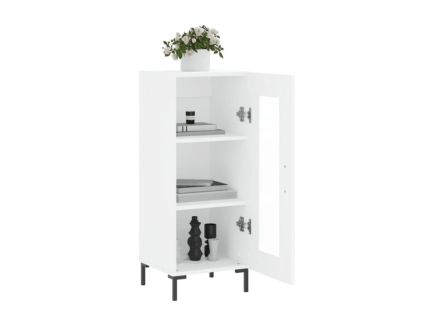 Berkfield Sideboard White 34.5x34x90 cm Engineered Wood