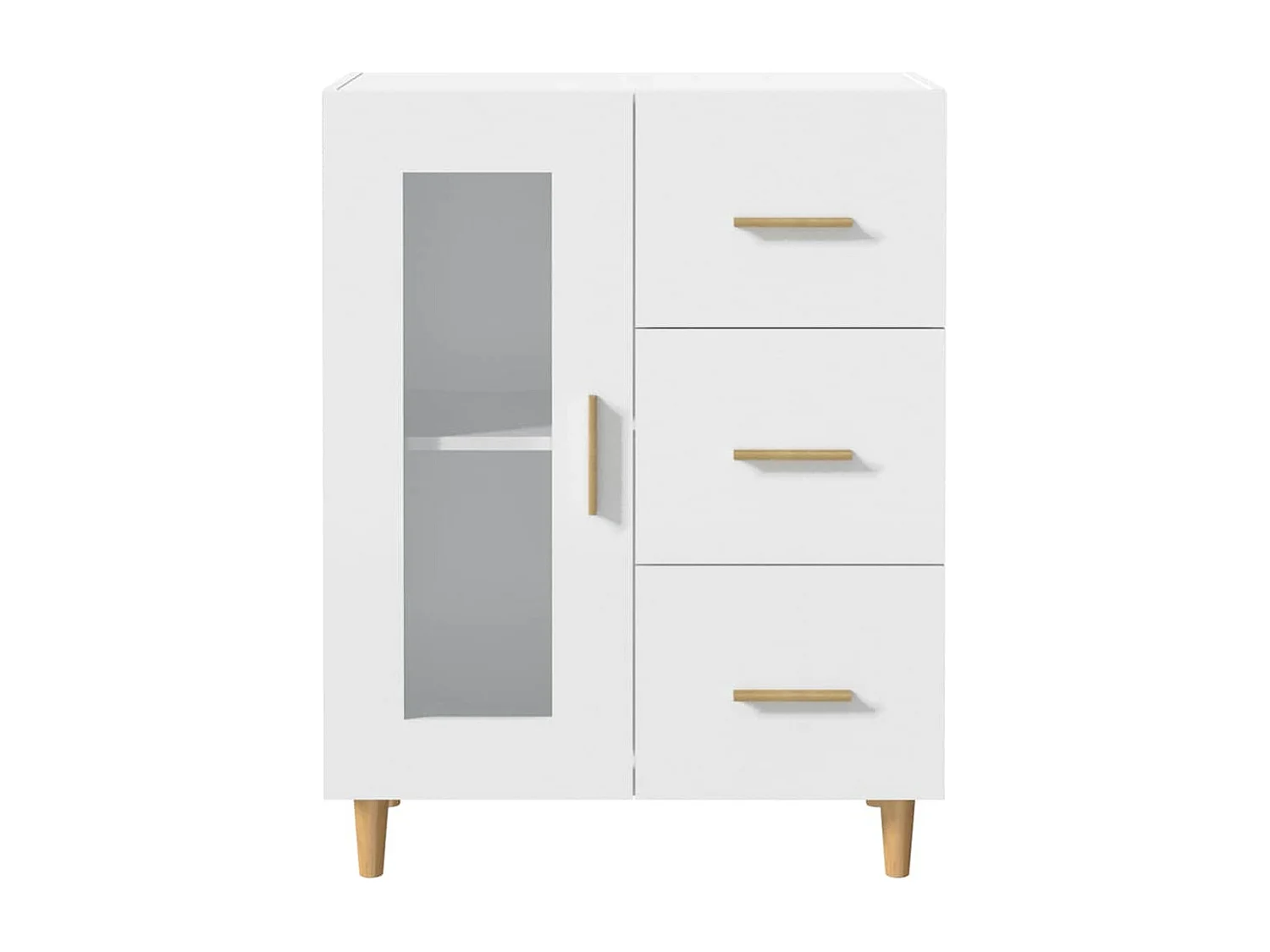 Berkfield Sideboard White 69,5x34x90 cm Engineered Wood