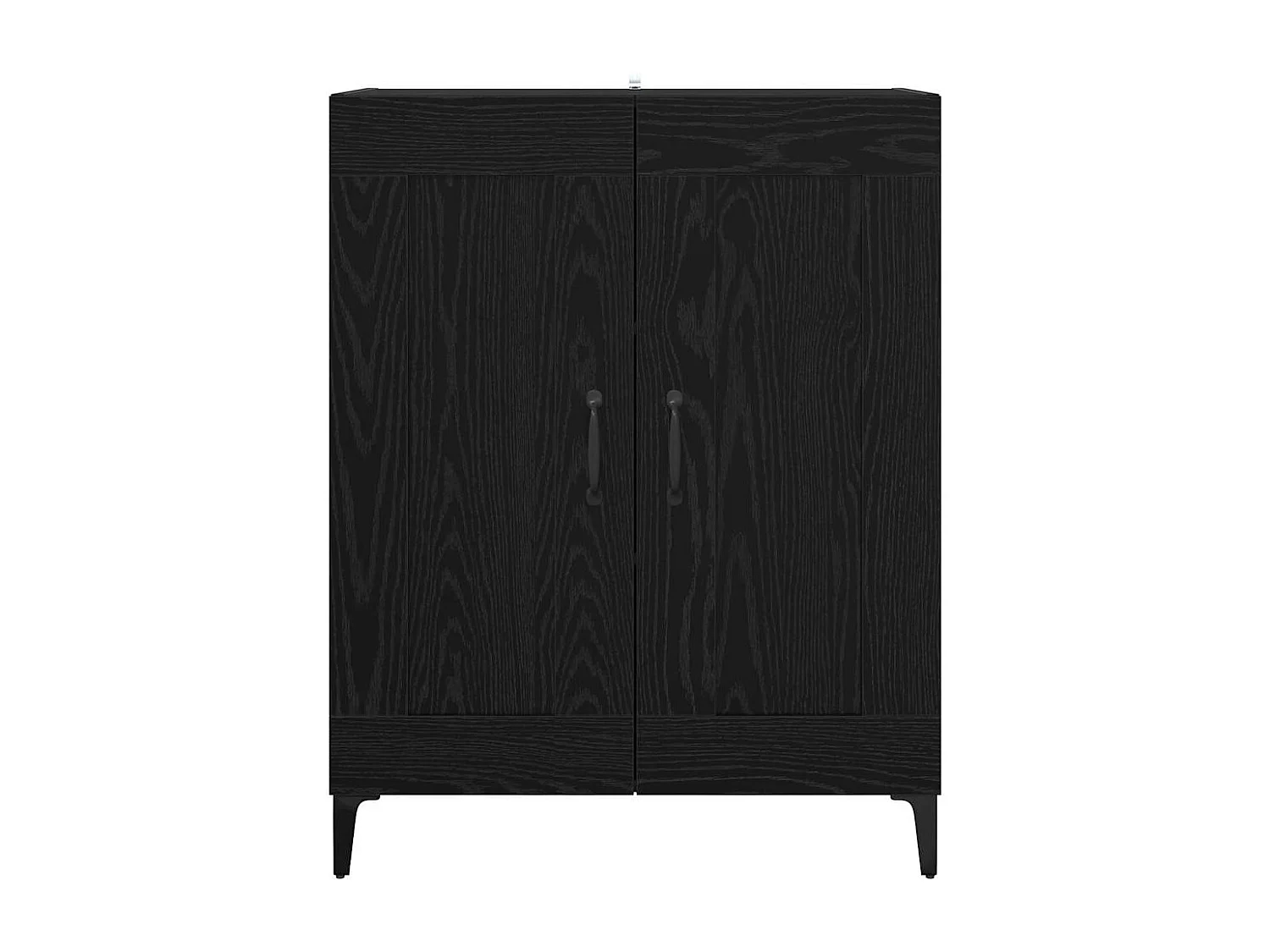 Berkfield Sideboard Black Oak 69.5 x 34 x 90 cm Engineered Wood