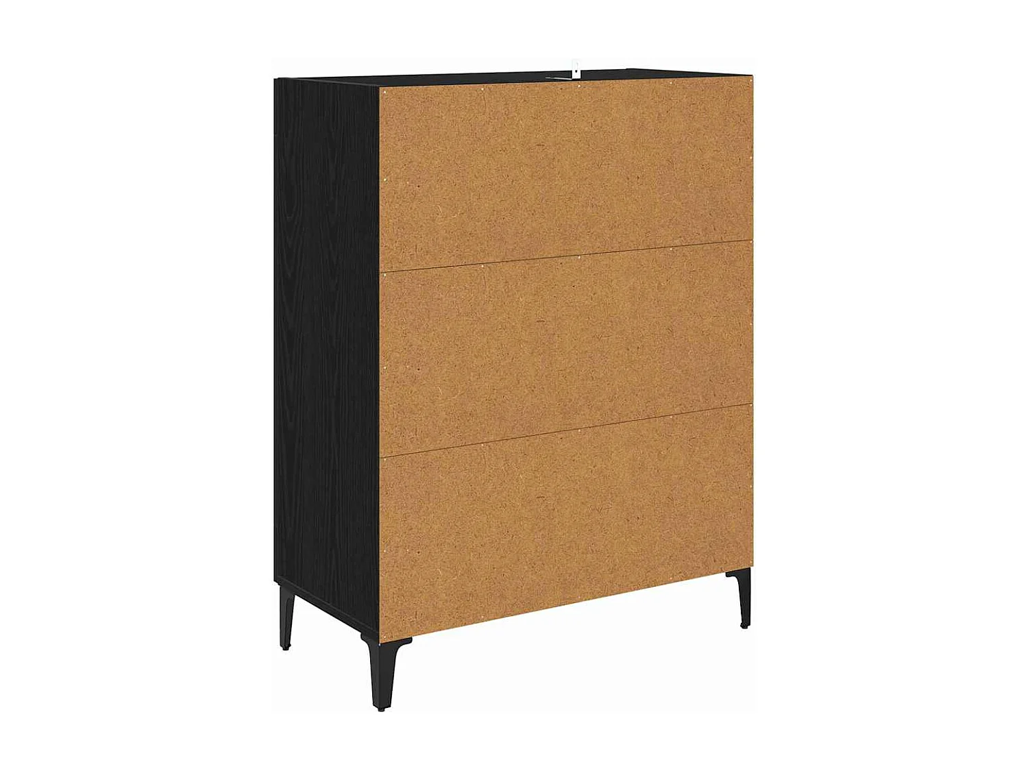 Berkfield Sideboard Black Oak 69.5 x 34 x 90 cm Engineered Wood