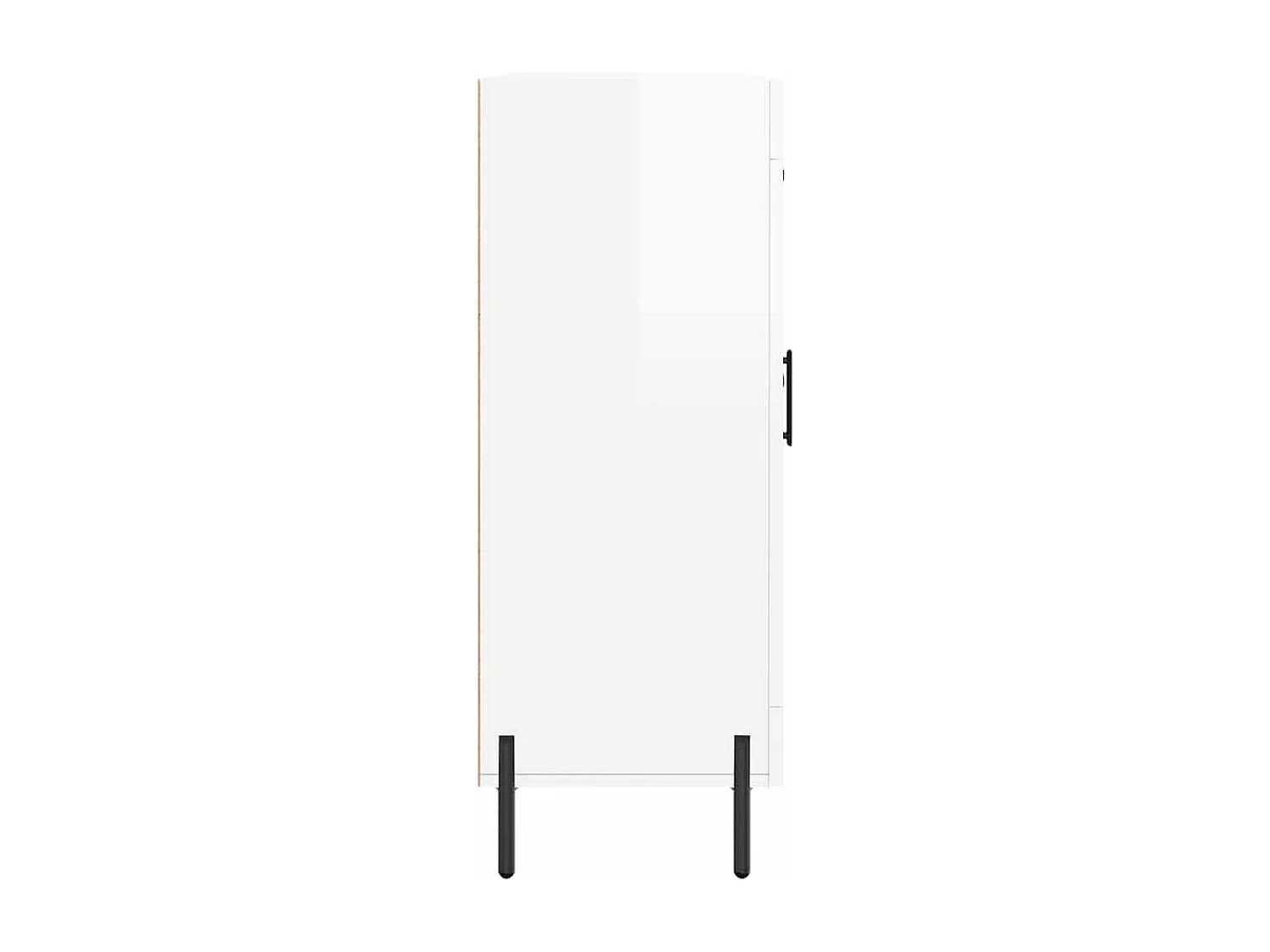 Berkfield Sideboard High Gloss White 69.5x34x90 cm Engineered Wood