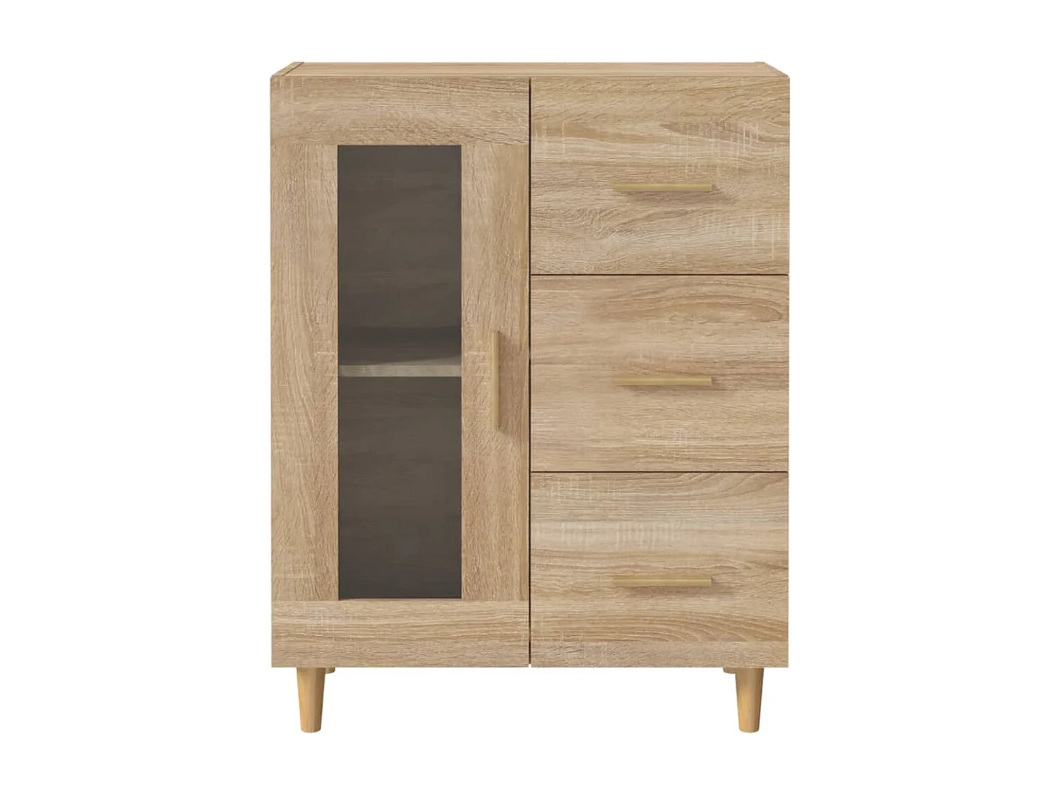 Berkfield Sideboard Sonoma Oak 69,5x34x90 cm Engineered Wood
