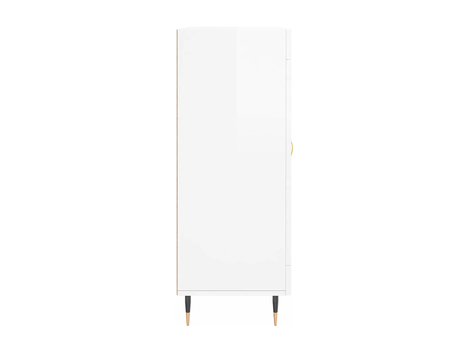 Berkfield Sideboard High Gloss White 69.5x34x90 cm Engineered Wood