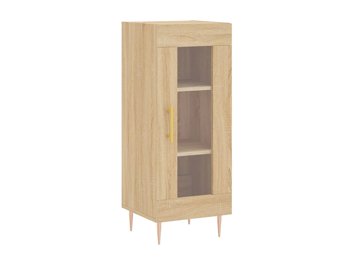 Berkfield Sideboard Sonoma Oak 34.5x34x90 cm Engineered Wood