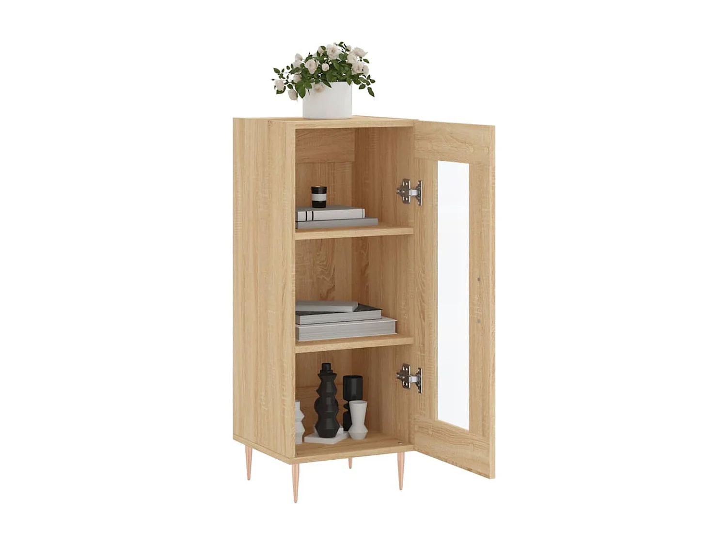 Berkfield Sideboard Sonoma Oak 34.5x34x90 cm Engineered Wood