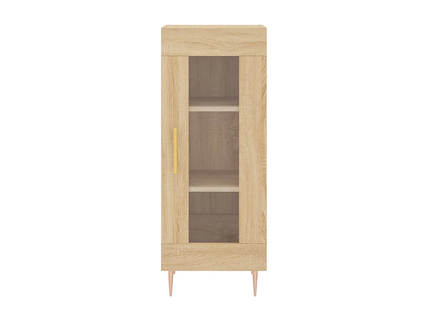 Berkfield Sideboard Sonoma Oak 34.5x34x90 cm Engineered Wood