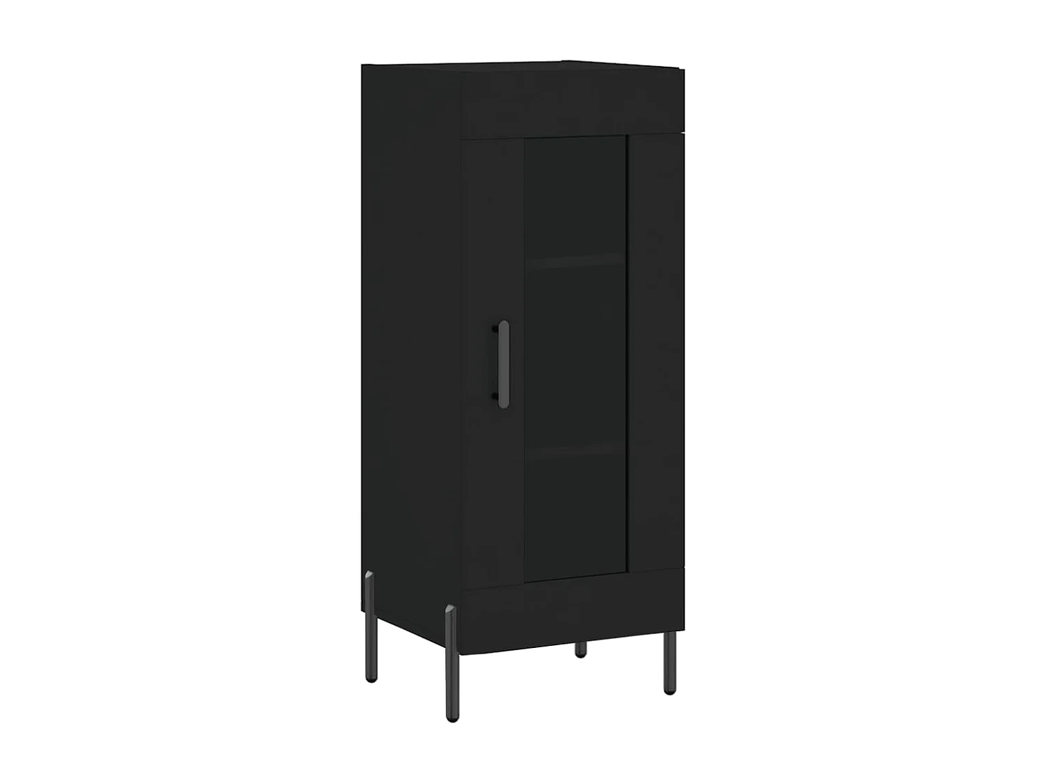 Berkfield Sideboard Black 34.5x34x90 cm Engineered Wood