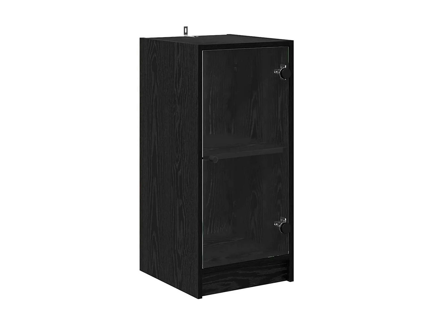 Berkfield Sideboard Black oak 35 x 37 x 76 cm Engineered wood