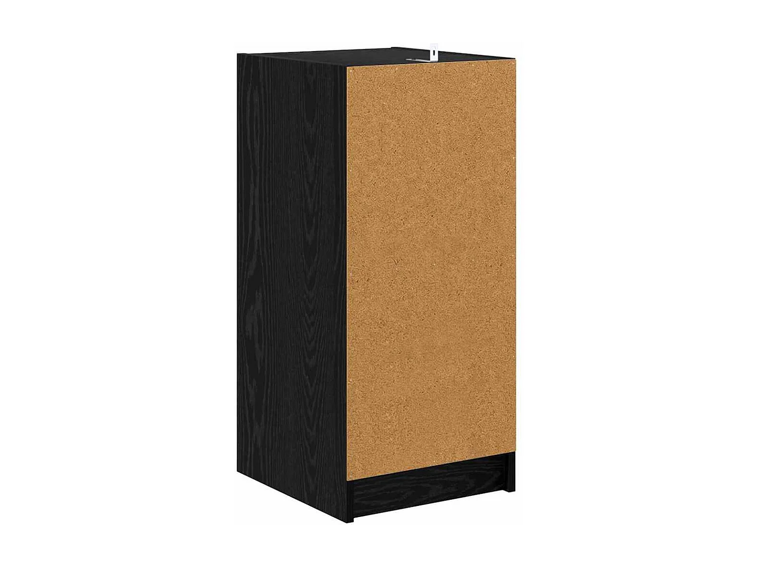 Berkfield Sideboard Black oak 35 x 37 x 76 cm Engineered wood