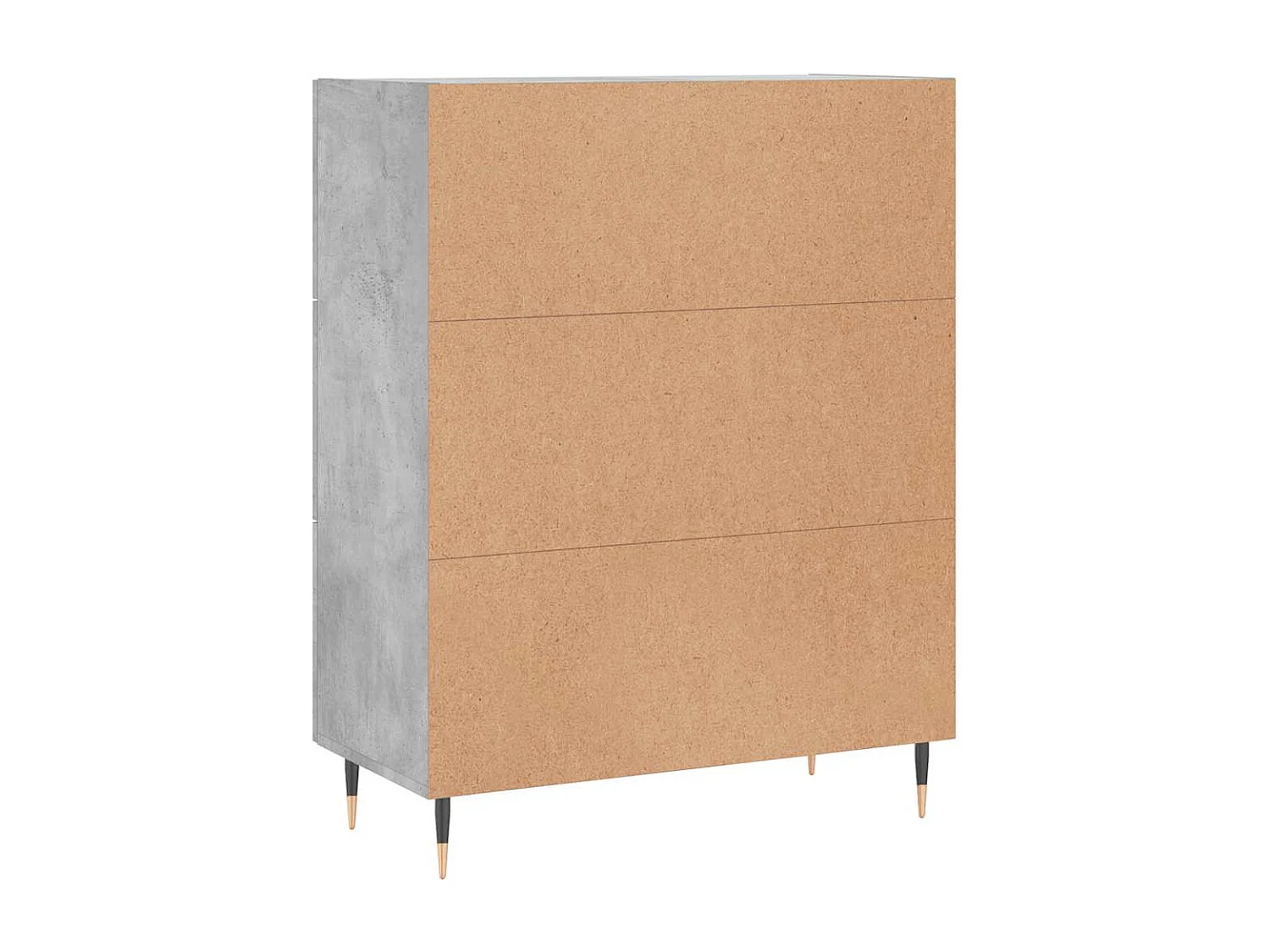Berkfield Sideboard Concrete Grey 69.5x34x90 cm Engineered Wood