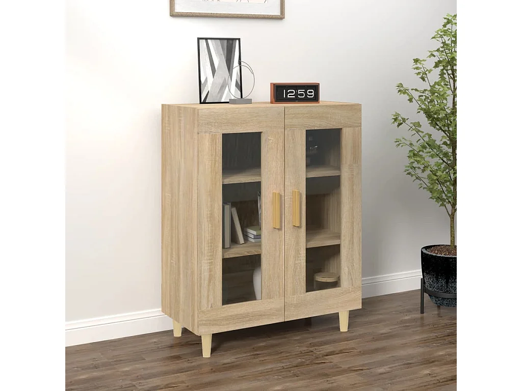 Berkfield Sideboard Sonoma Oak 69.5x34x90 cm Engineered Wood