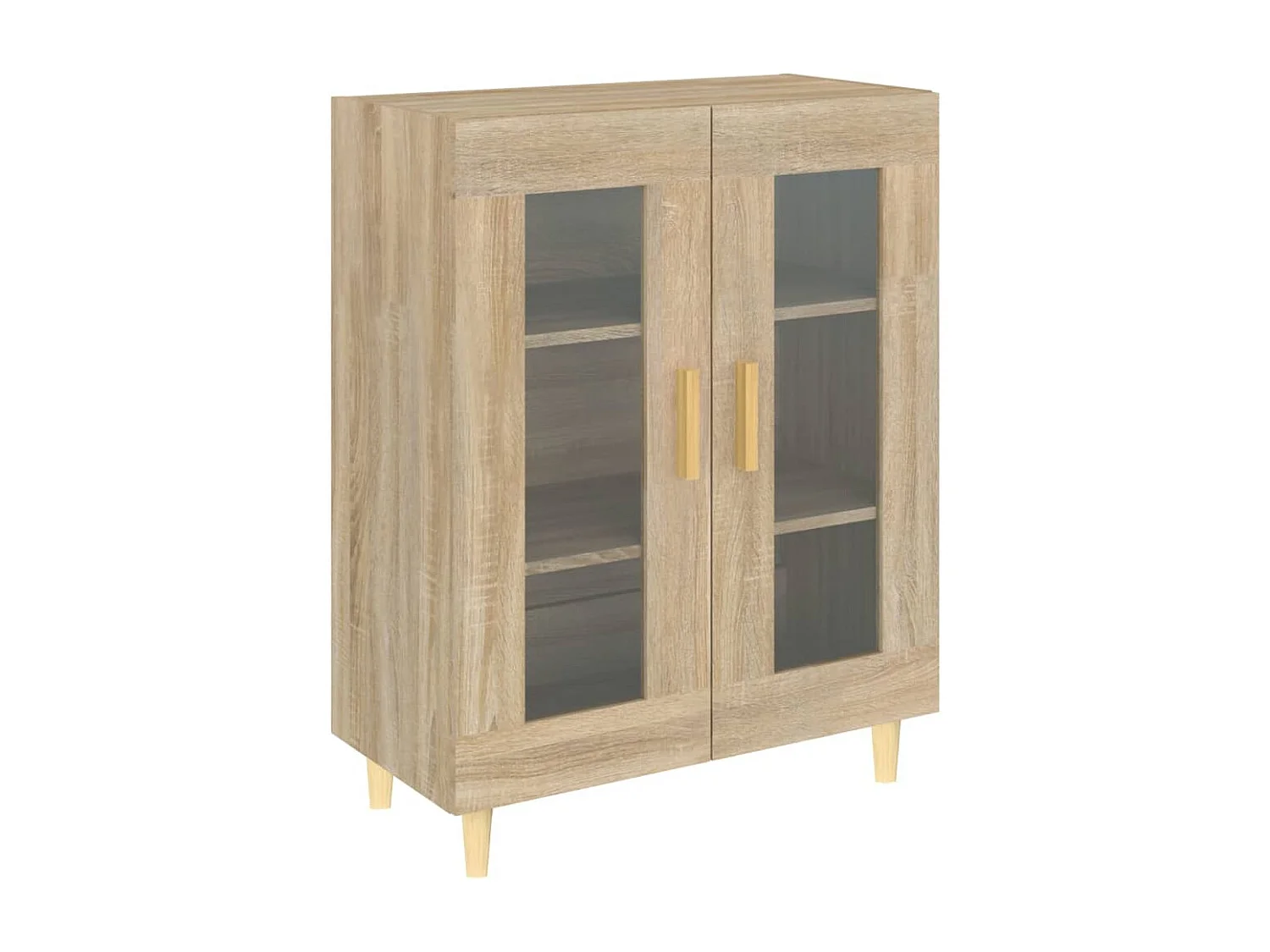 Berkfield Sideboard Sonoma Oak 69.5x34x90 cm Engineered Wood