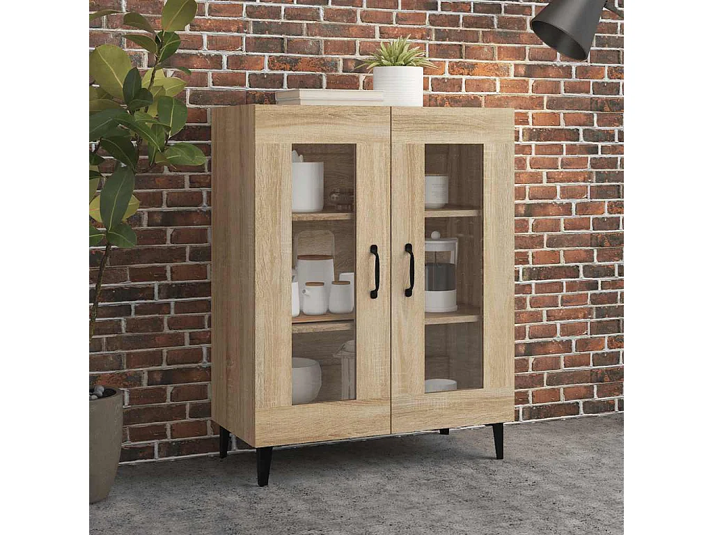 Berkfield Sideboard Sonoma Oak 69.5x34x90 cm Engineered Wood