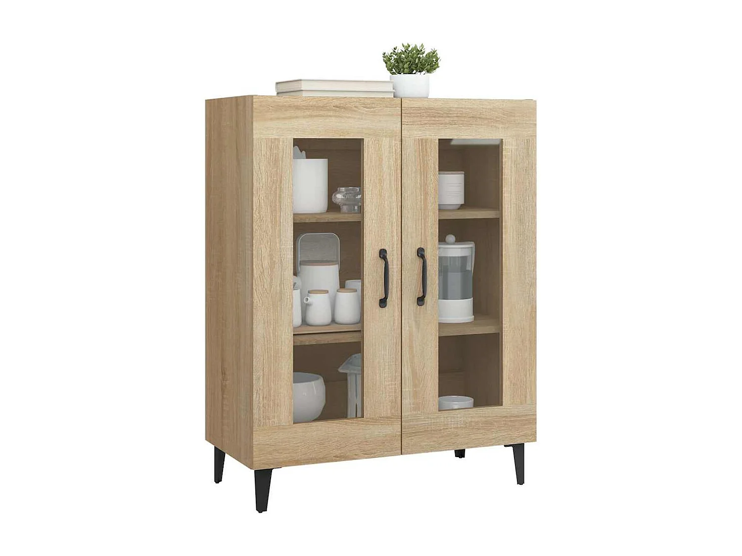 Berkfield Sideboard Sonoma Oak 69.5x34x90 cm Engineered Wood