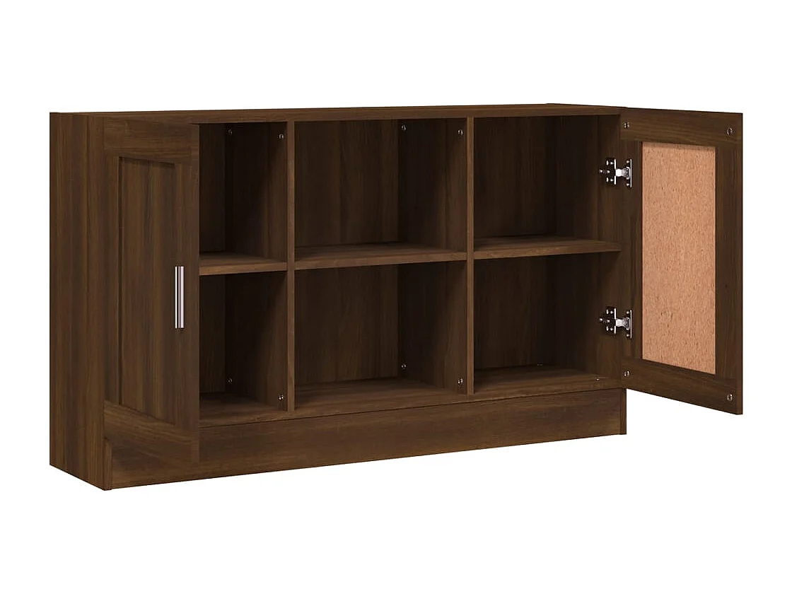Berkfield Sideboard Brown Oak 120x30.5x70 cm Engineered Wood
