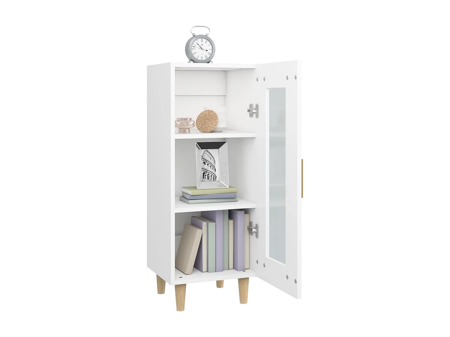 Berkfield Sideboard White 34.5x34x90 cm Engineered Wood