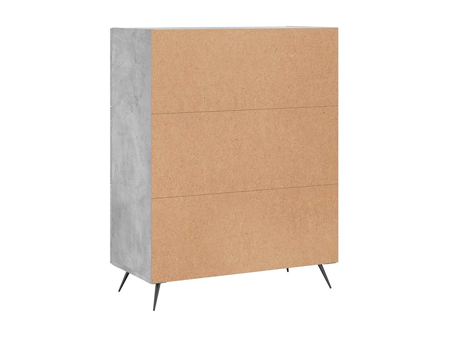 Berkfield Sideboard Concrete Grey 69.5x34x90 cm Engineered Wood