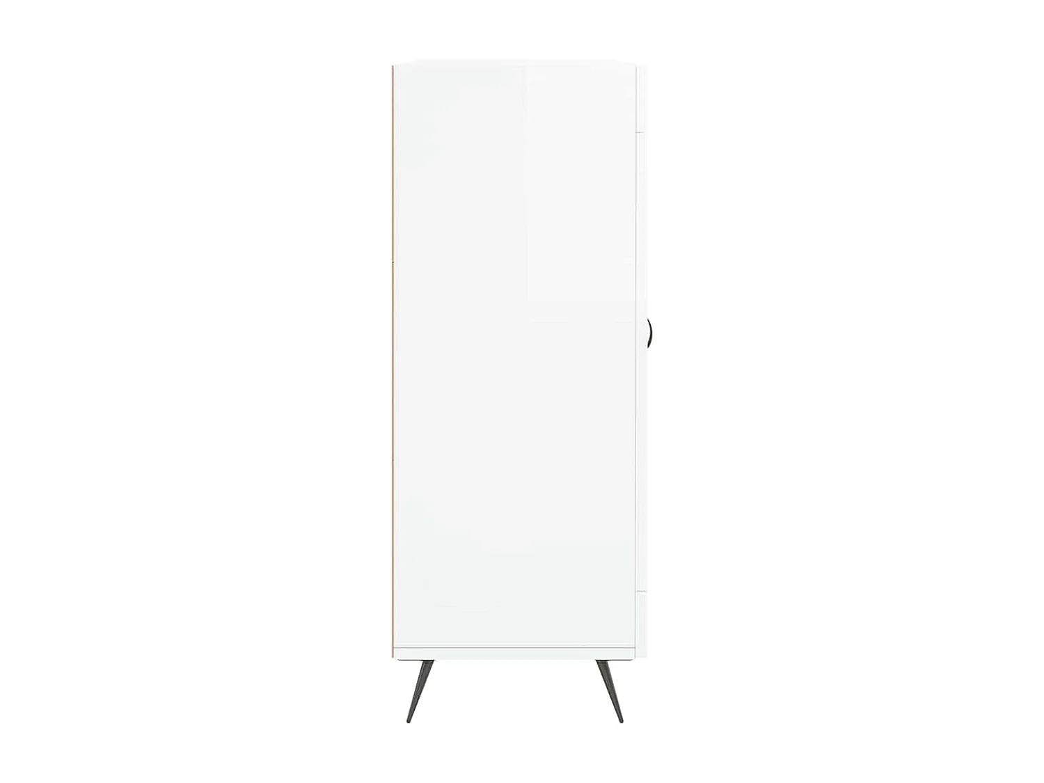 Berkfield Sideboard High Gloss White 69.5x34x90 cm Engineered Wood