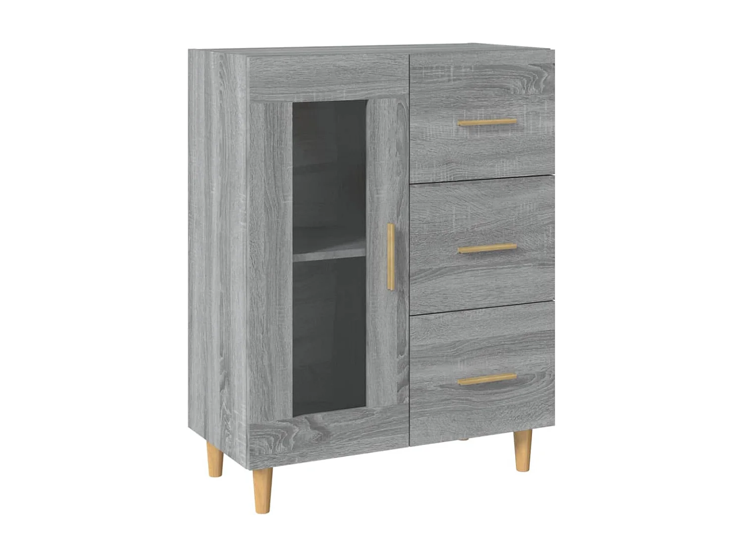 Berkfield Sideboard Grey Sonoma 69,5x34x90 cm Engineered Wood