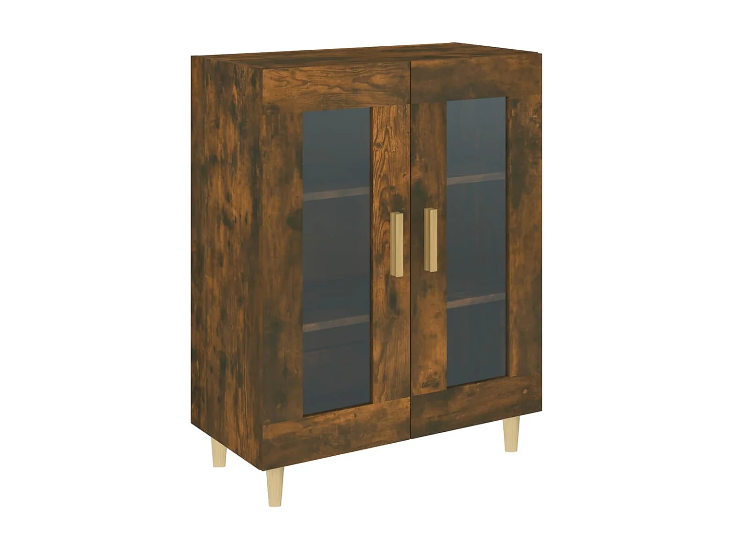 Berkfield Sideboard Smoked Oak 69.5x34x90 cm Engineered Wood