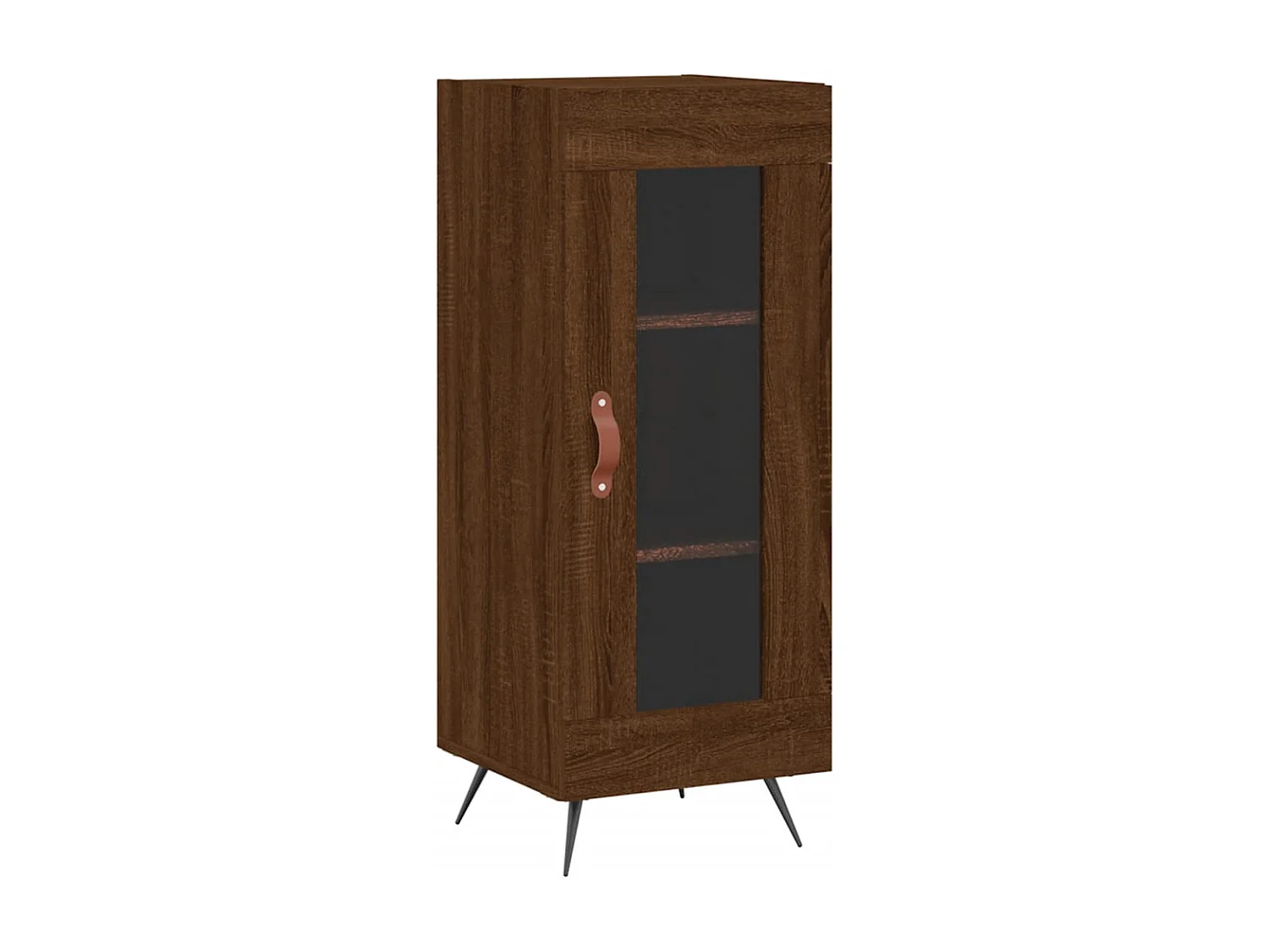 Berkfield Sideboard Brown Oak 34.5x34x90 cm Engineered Wood